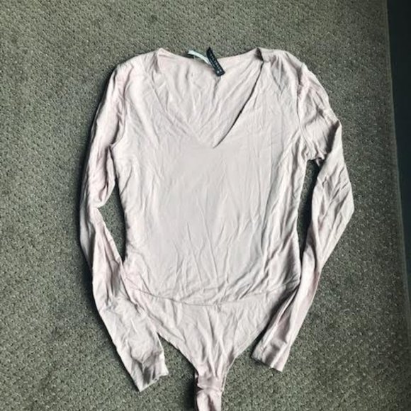 Blush Pink Bodysuit from Final Touch - Picture 1 of 2